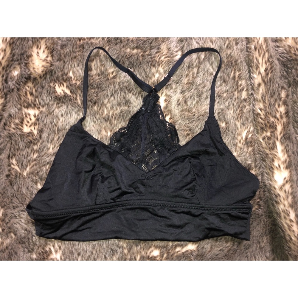 Black Silky Bralette
